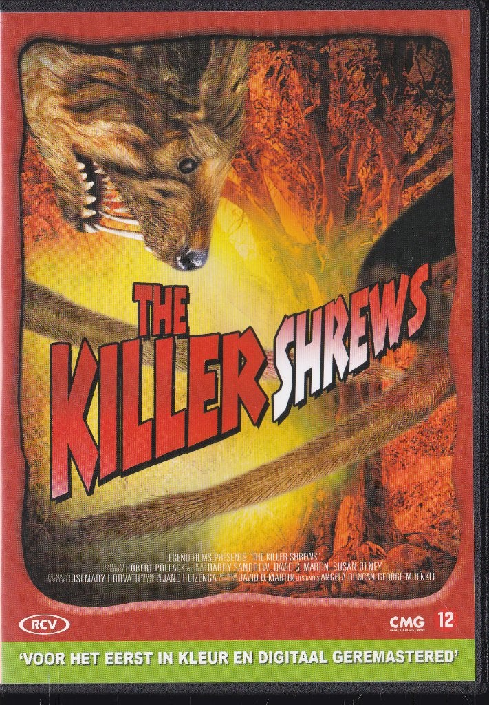 The killer shrews ֎ 1959, James Best, Ingrid Goude, Horror, Ophalen of Verzenden, Zo goed als nieuw, 1940 tot 1960