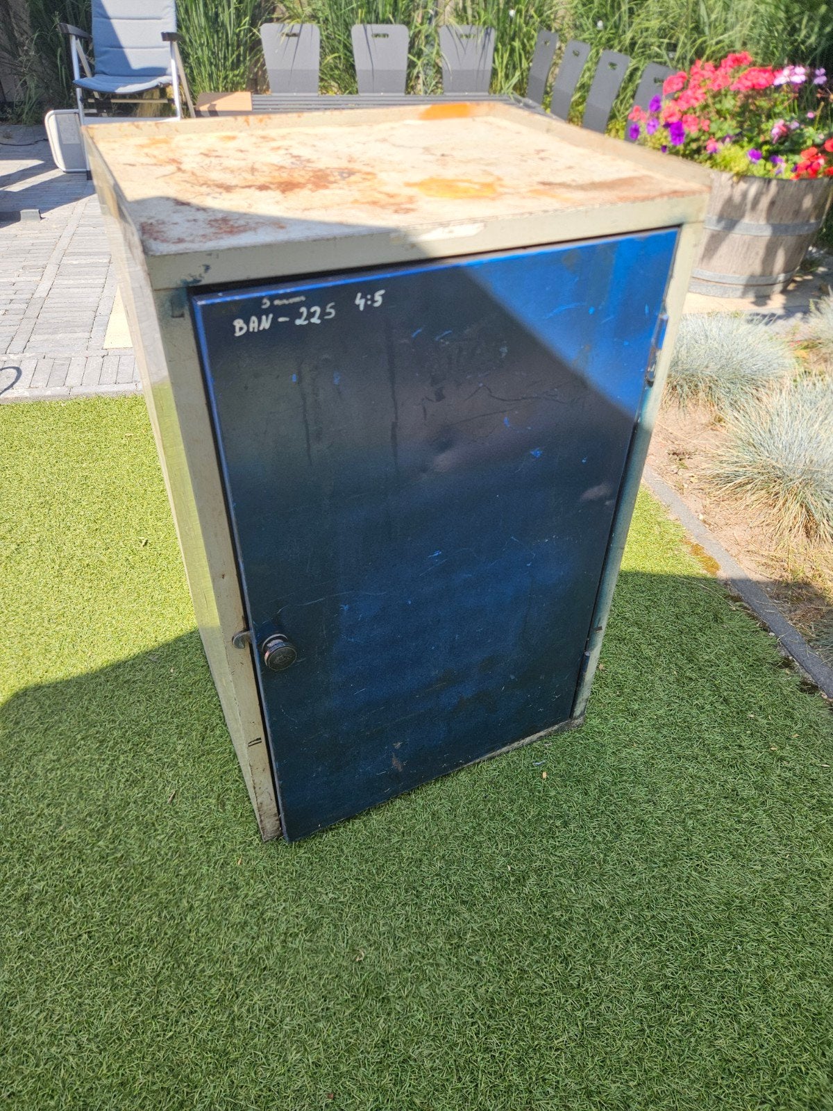 Vintage stalen kast, Ophalen, Vintage