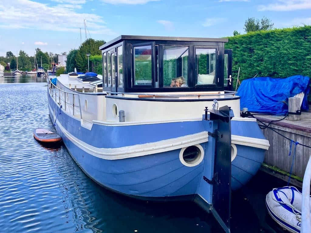 Luxe historische woonschip, woonboot, zomerhuis, huis,, Huizen en Kamers, Woonboten te koop, Gelderland, Verkoop zonder makelaar