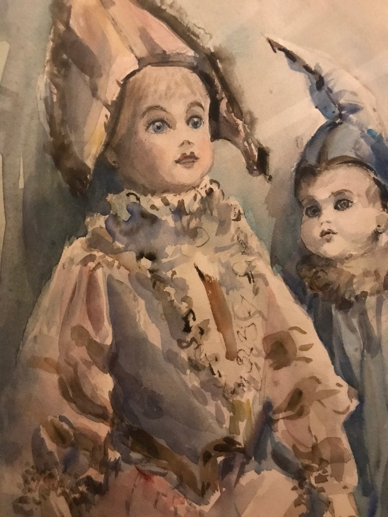 aquarel poppen speelgoed, Ophalen of Verzenden