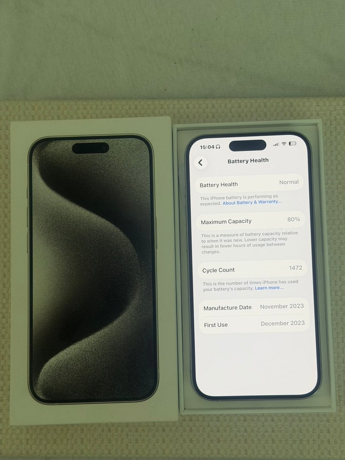 Foto 2 van Iphone 15 pro 256Gb