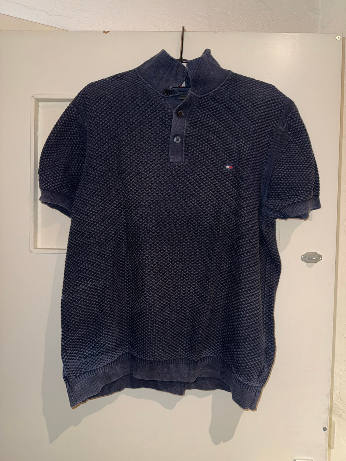 Tommy Hilfiger Shirt, Kleding | Heren, Ophalen of Verzenden, Zo goed als nieuw, Blauw