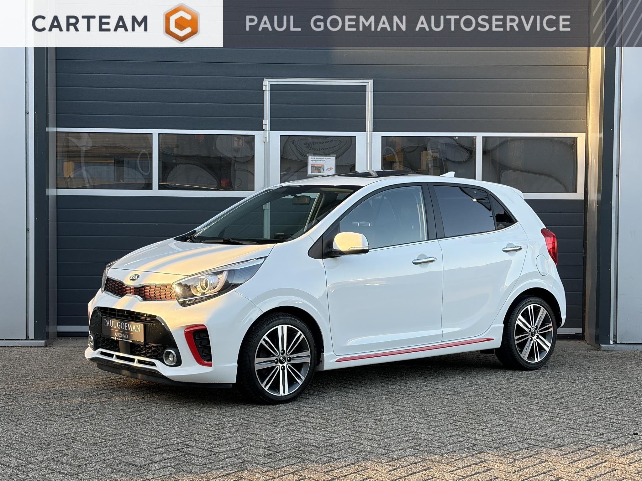 Kia Picanto 1.2 CVVT GT Line | Pano | Camera | Sensoren | Cl, Auto's, Stof, Gebruikt, Euro 6, 4 cilinders