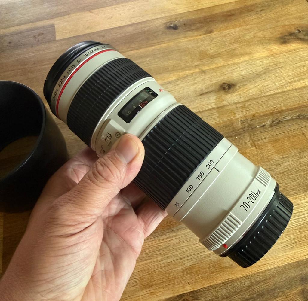 Canon EF 70-200mm f/4 L USM, Audio, Tv en Foto, Fotografie | Lenzen en Objectieven, Ophalen of Verzenden, Zo goed als nieuw, Telelens