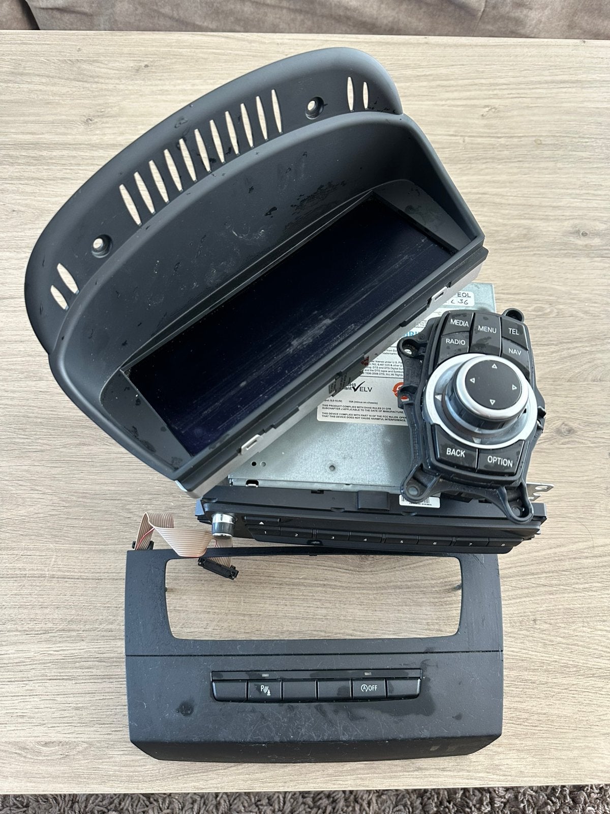 Bmw cic set module scherm idrive controller e90 e91 e92 e93, Ophalen, Zo goed als nieuw