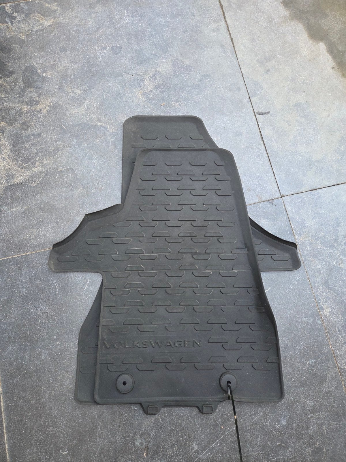 Originele VW Transporter T6.1 rubberen vloermat, Ophalen of Verzenden, Gebruikt