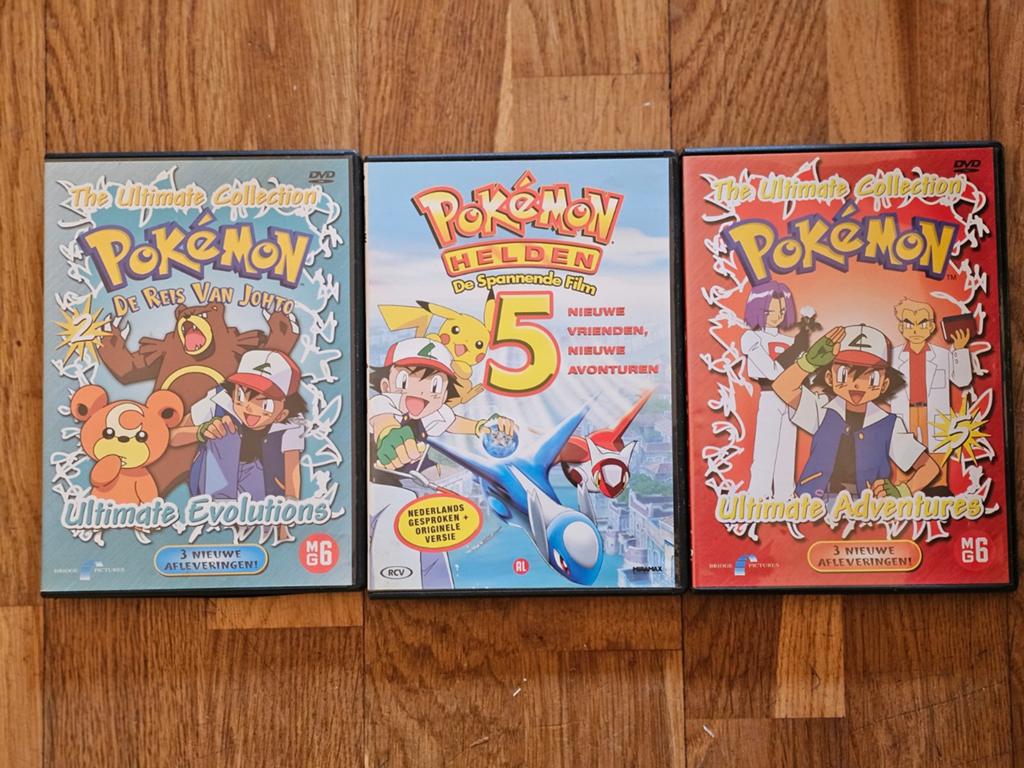 Pokemon dvd's, Cd's en Dvd's, Dvd's | Kinderen en Jeugd, Alle leeftijden, Ophalen of Verzenden, Zo goed als nieuw