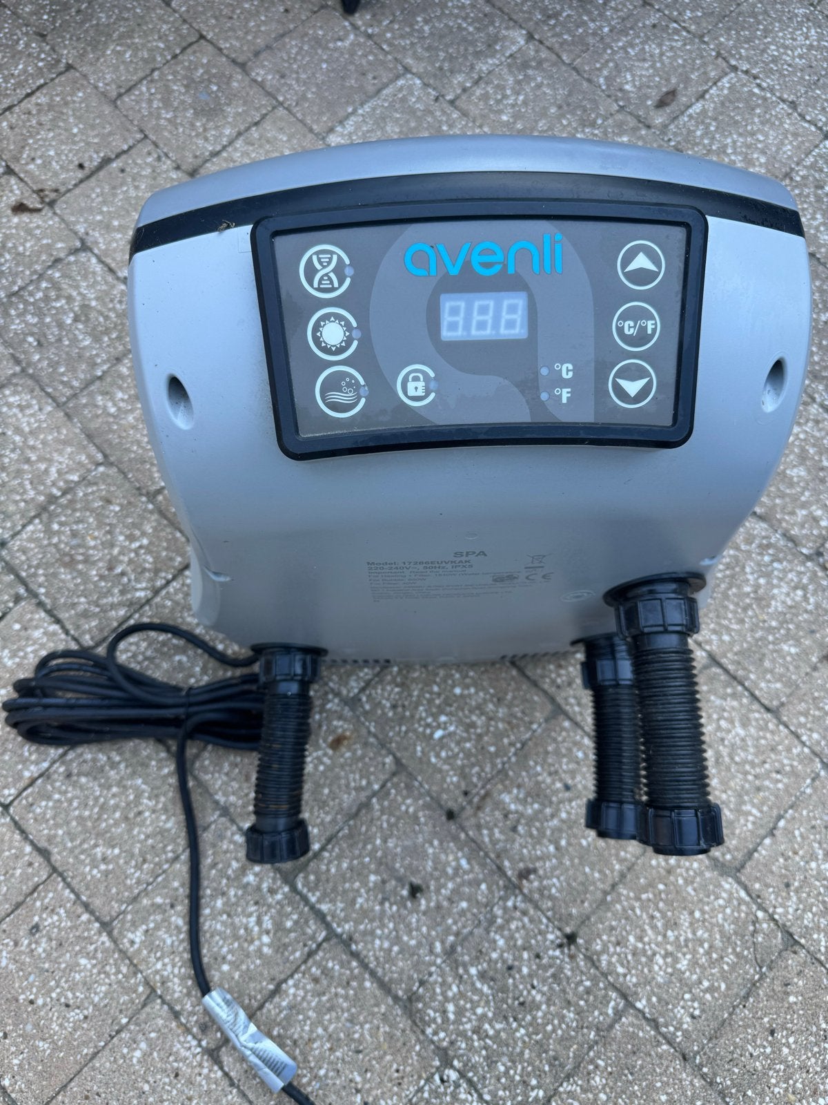 Avenli Spa Pomp - Model 17286EUVKAK, Ophalen, Gebruikt, Filter, Opblaasbaar