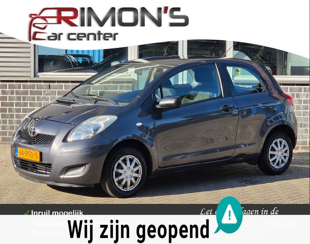 Toyota Yaris 1.0 VVTi Acces Elek Pakket Apk Tm 04-2027, Voorwielaandrijving, Euro 5, 750 kg, 965 kg