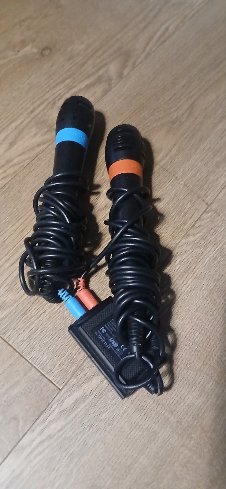 SingStar USB-converter met 2 microfoons, Spelcomputers en Games, Gebruikt, Microfoon, Overige merken, PlayStation
