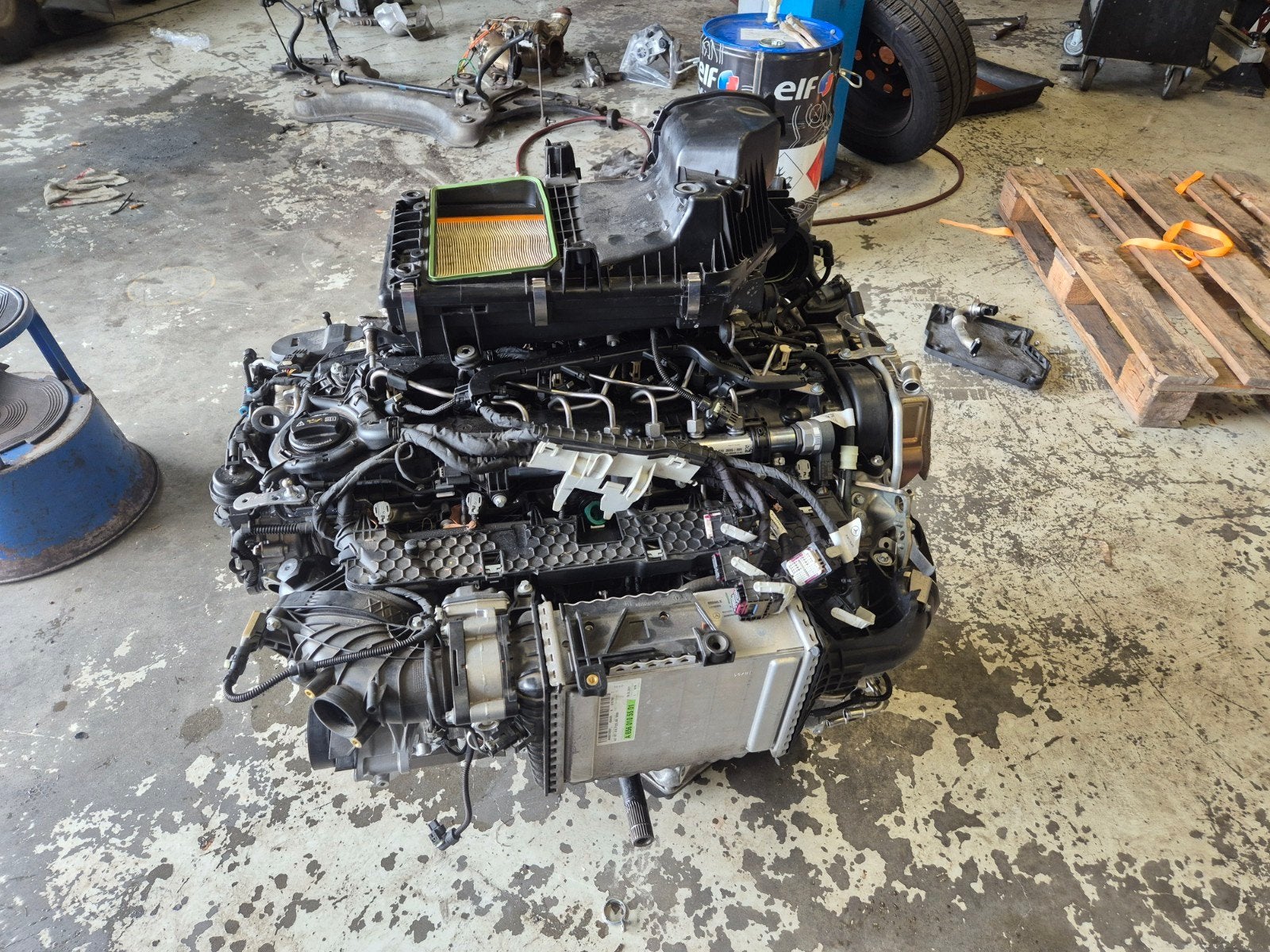 mercedes benz s400d 243kw motor lagerschade, Ophalen, Gebruikt, Mercedes-Benz