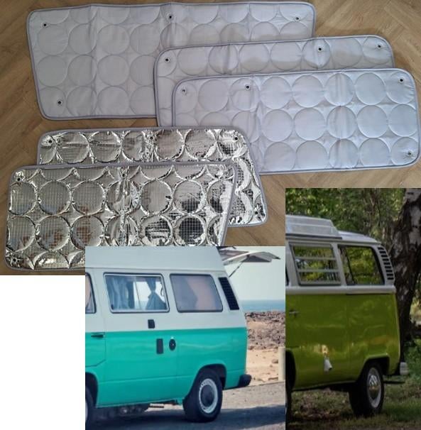 Volkswagen T2 - T3 raamverduistering isolatie achter 5 delig, Ophalen of Verzenden, Nieuw