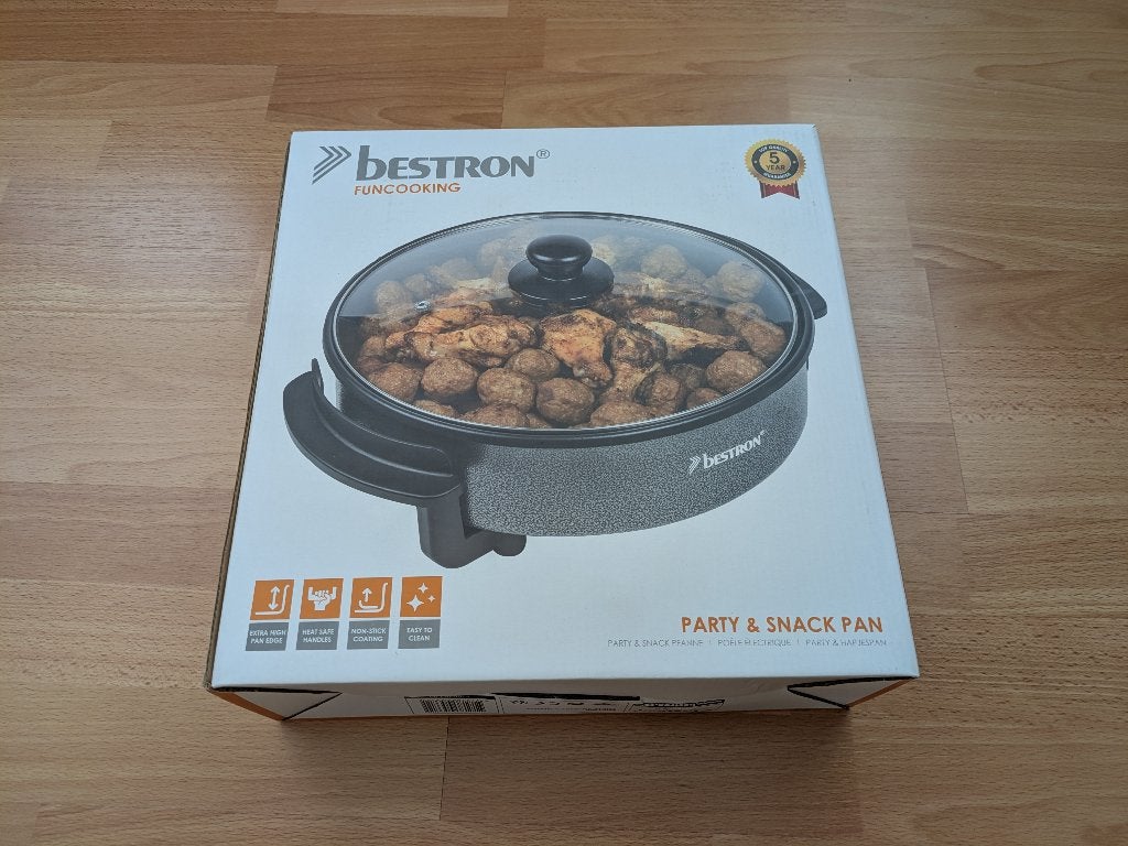 Bestron party & snack pan AHP 1200, Ophalen, Nieuw