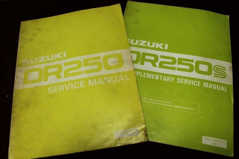Suzuki DR250 S SZ 1982 motorcycle service manual DR 250, Ophalen of Verzenden, Suzuki