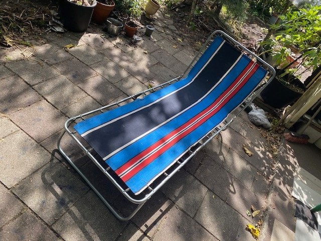stretcher vintage retro ligbed opklapbaar, Ophalen, Gebruikt, Overige