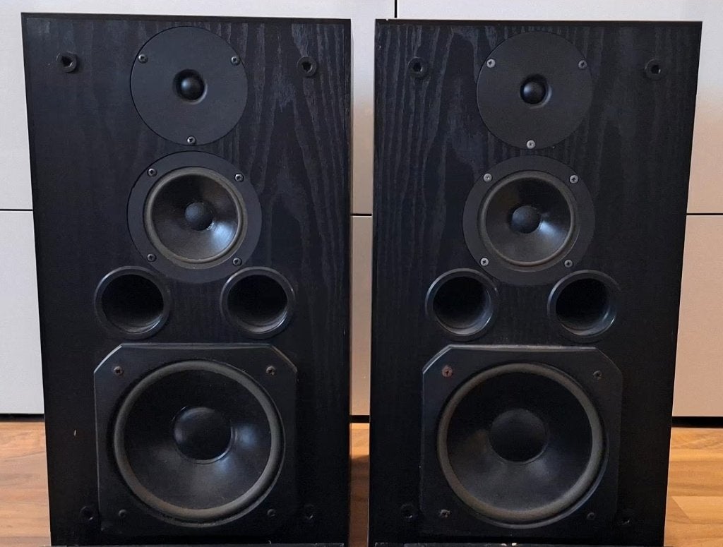 T & A PP120 HiFi Speakers, Stereo speakers, Gebruikt, 60 tot 120 watt, Ophalen