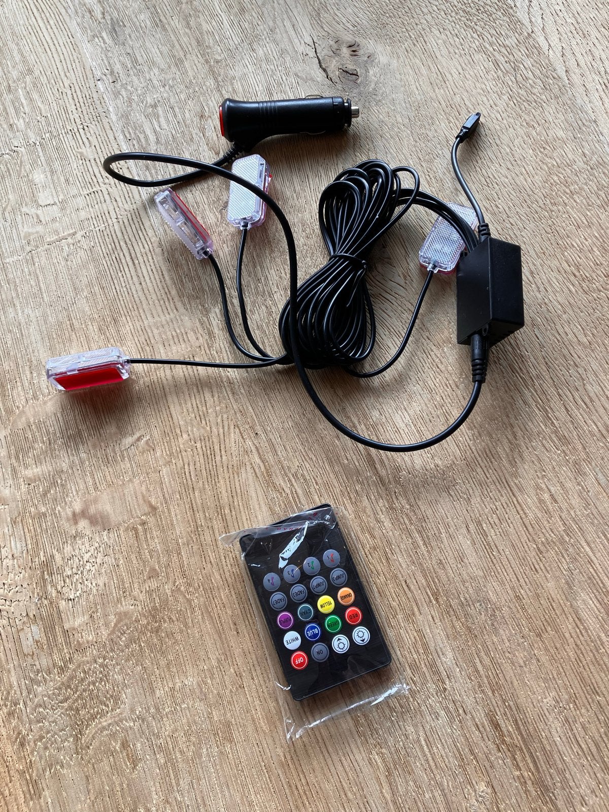 Nieuwe LED Verlichtingsset Auto met Afstandsbediening, Ophalen of Verzenden, Nieuw, Universele onderdelen
