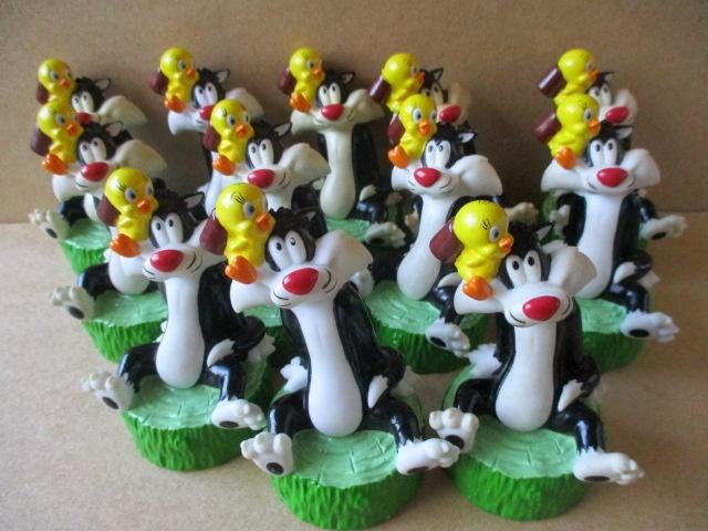 adv10581 tweety figuurtje 8, Ophalen, Looney Tunes, Gebruikt, Beeldje of Figuurtje