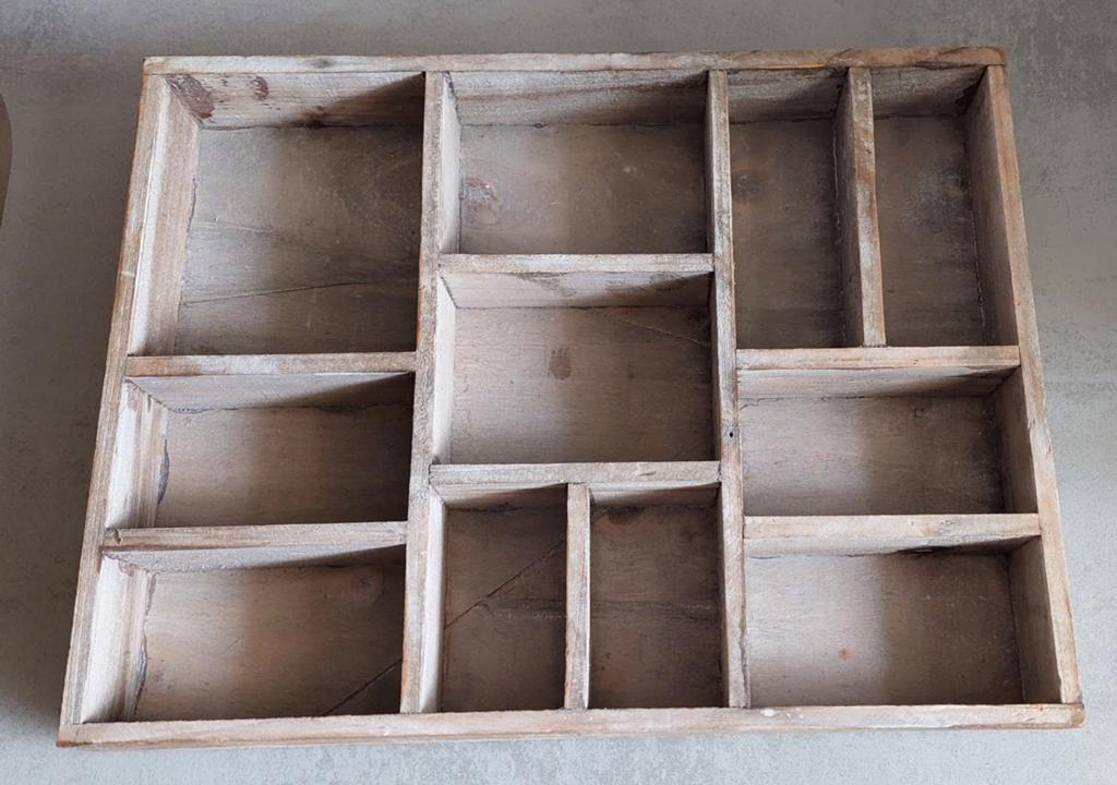 Wanddecoratie/Letterbak, Huis en Inrichting, Hout, Ophalen of Verzenden, Zo goed als nieuw, 29 cm