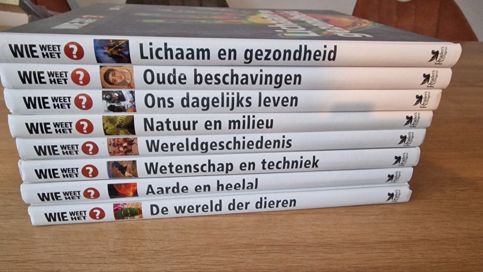 te koop, 8 stuks boeken, "wie weet het", Boeken, Encyclopedieën, Ophalen of Verzenden, Zo goed als nieuw
