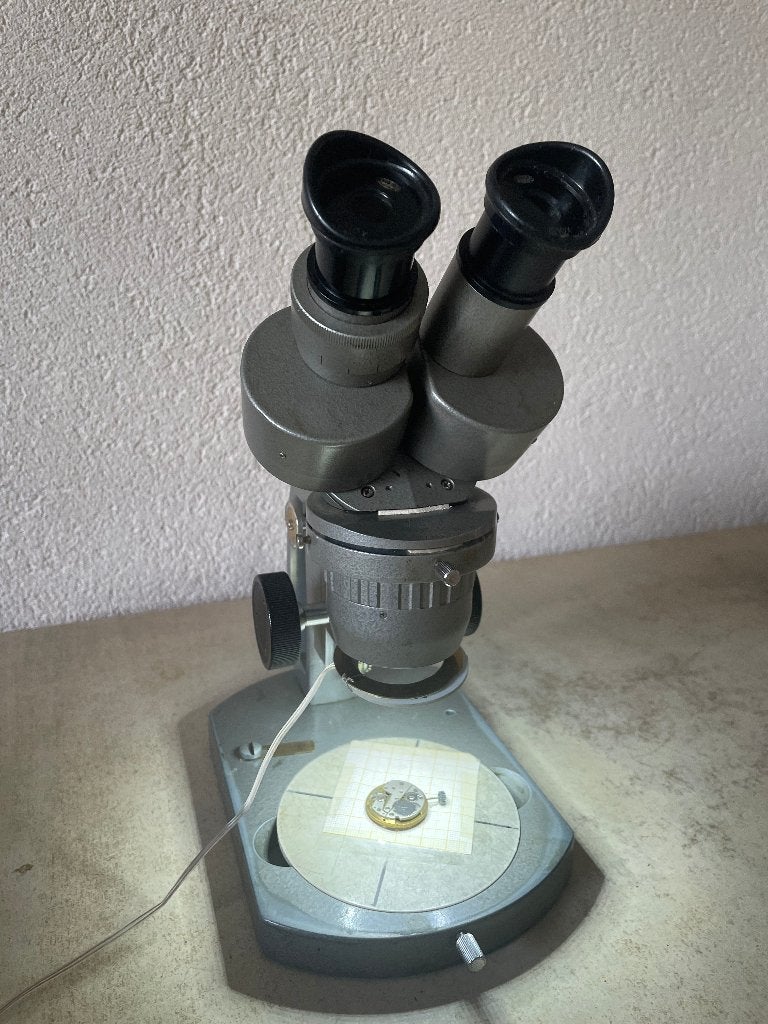 Vintage Olympus Tokyo stereomicroscoop voor de horlogemaker, Audio, Tv en Foto, Ophalen, Minder dan 400x, Onderdelen of Toebehoren