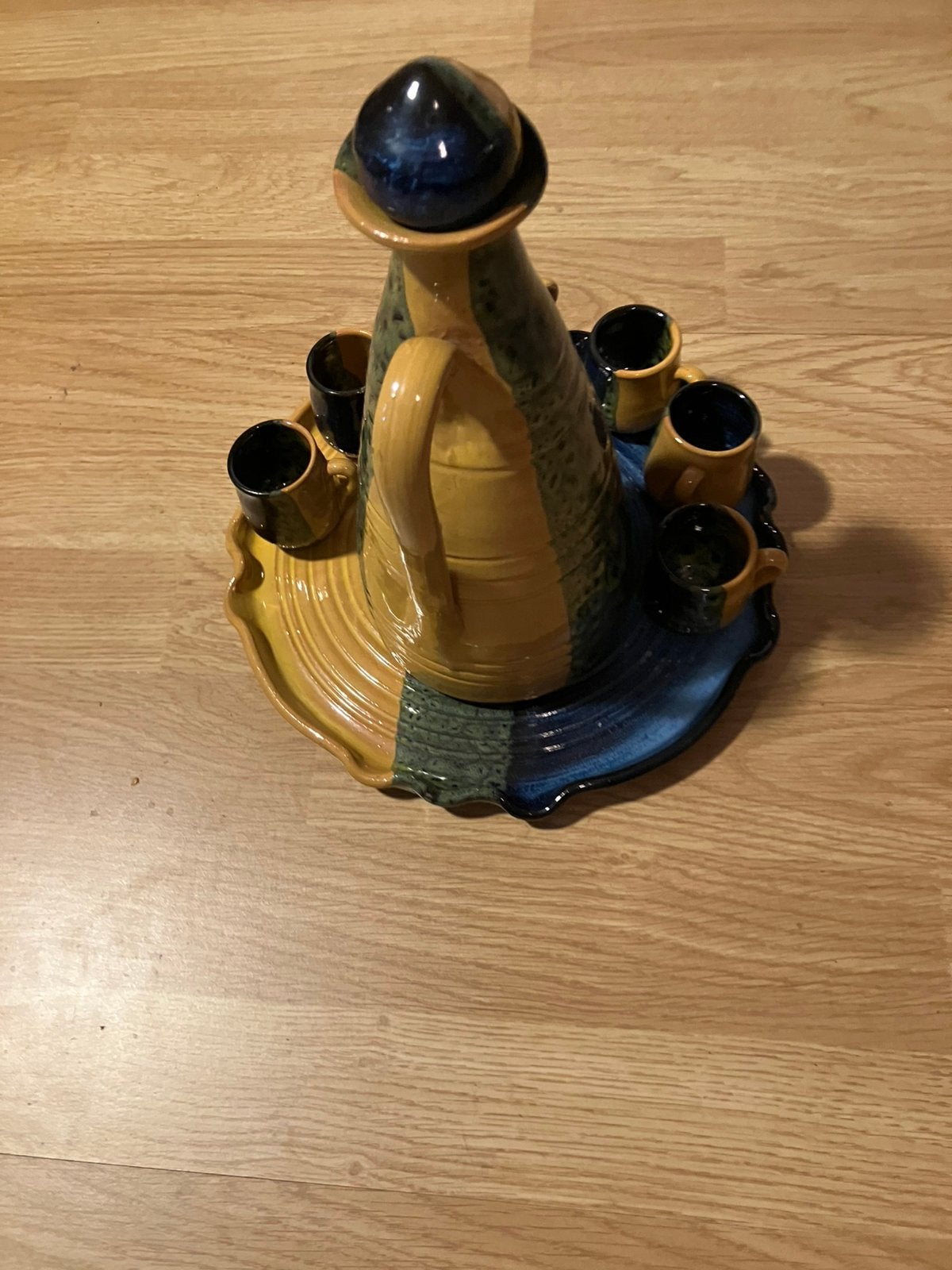 Keramiek prachtige handgemaakte set, Ophalen
