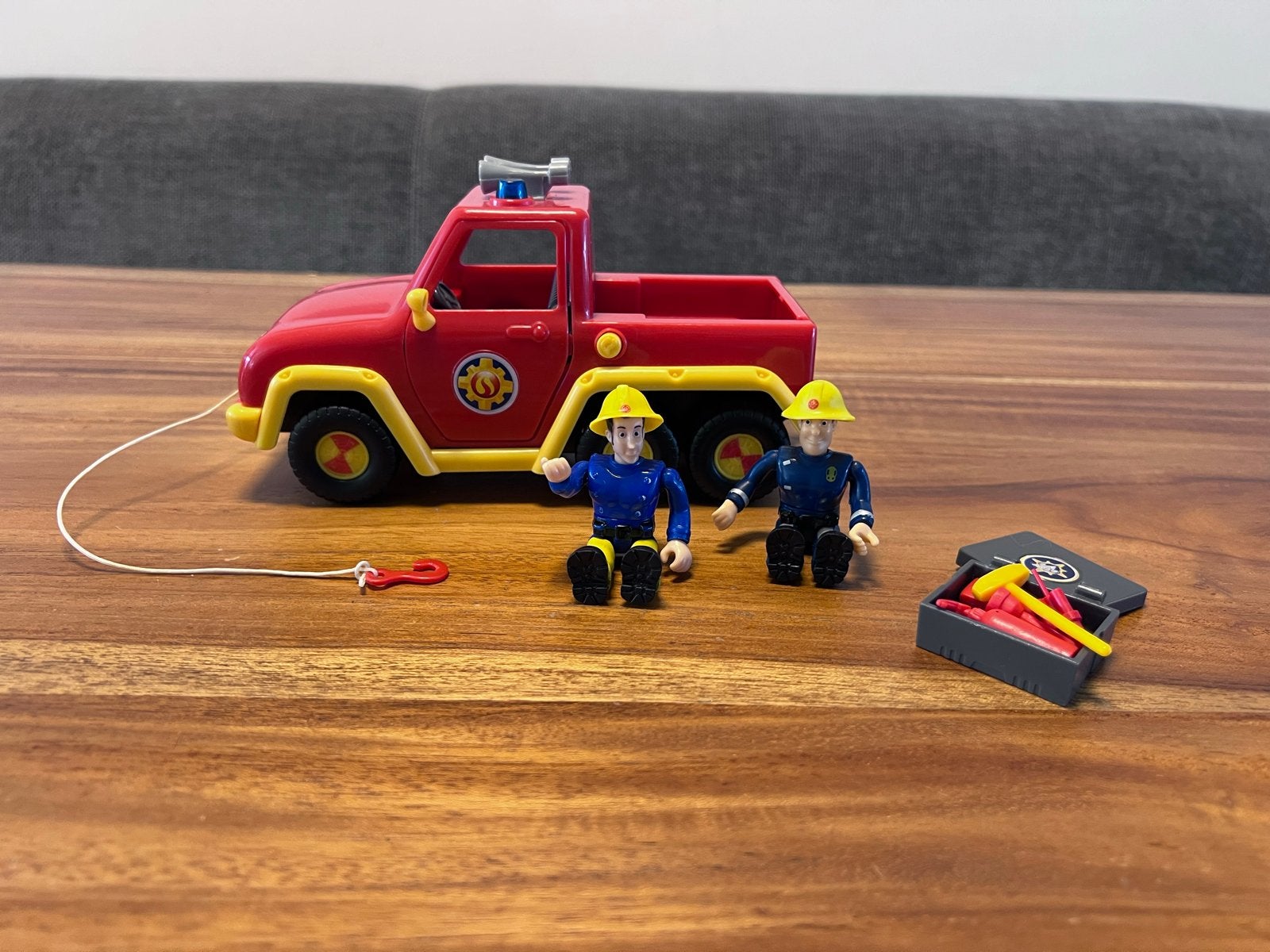 Brandweerman Sam speelset met voertuig en figuren, Ophalen of Verzenden, Gebruikt, Jongen of Meisje
