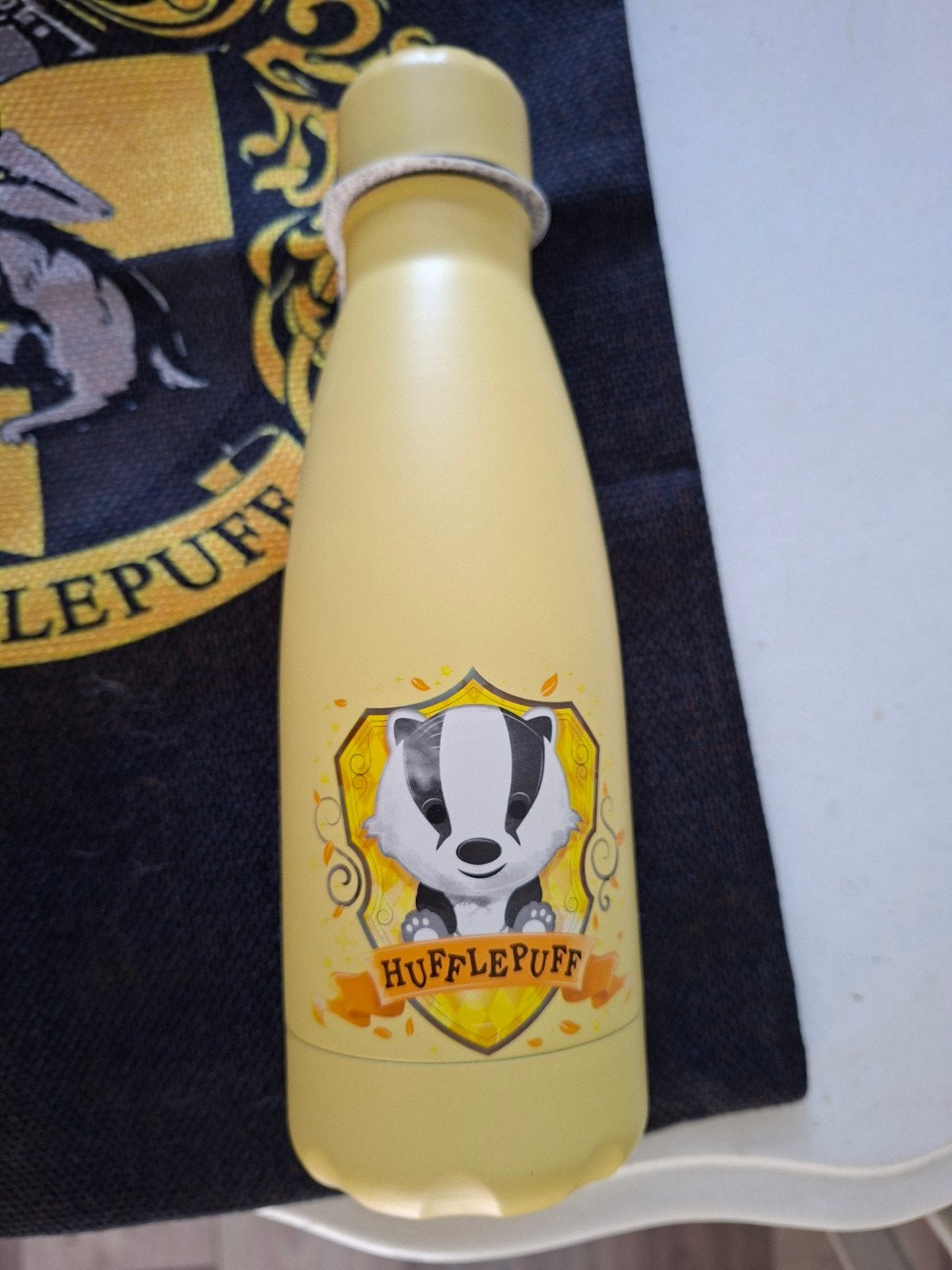 Harry Potter Hufflepuff waterfles en tas, Ophalen, Nieuw
