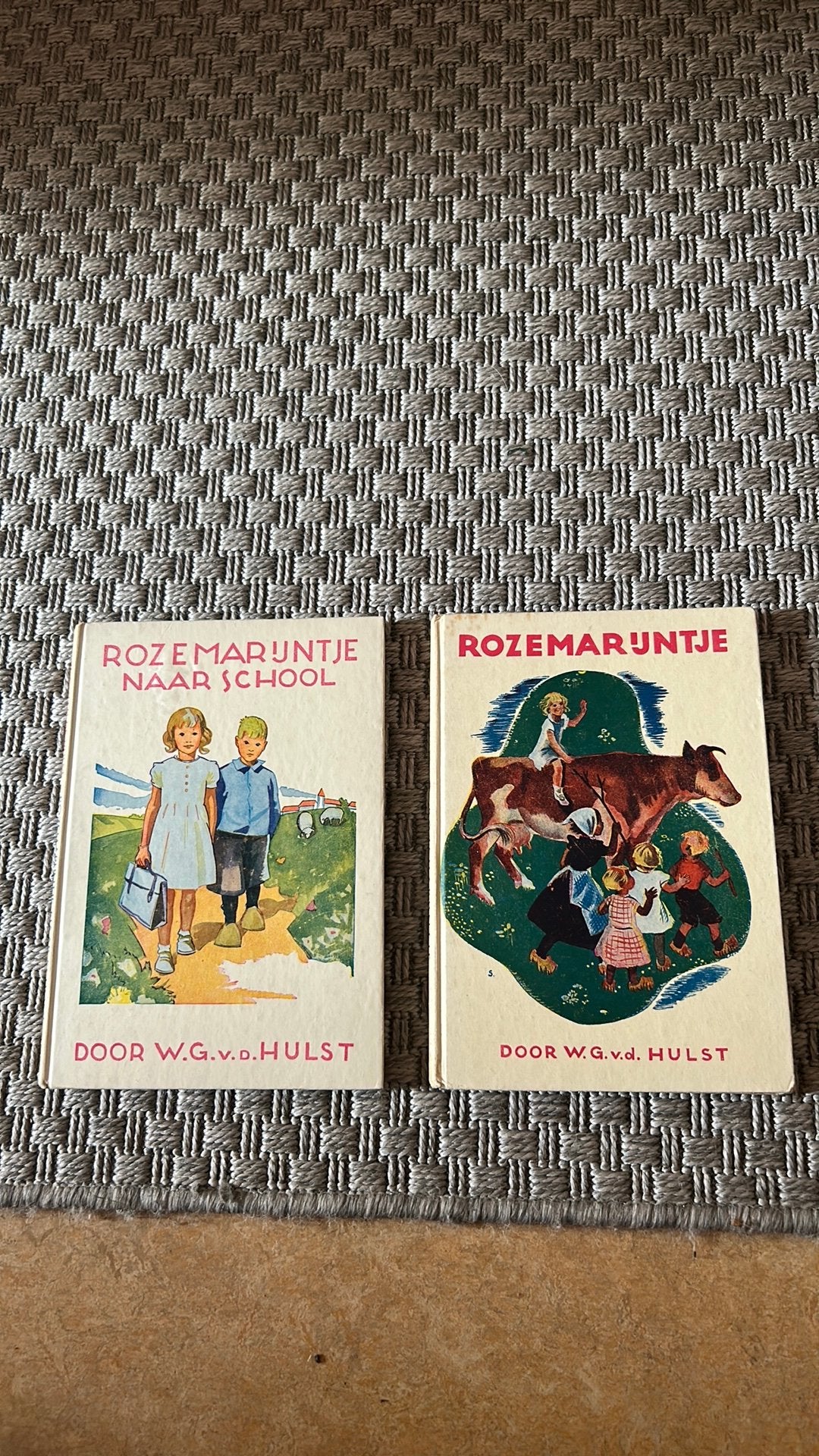 Rozemarijntje en rozemarijntje naar school, Antiek en Kunst, Ophalen