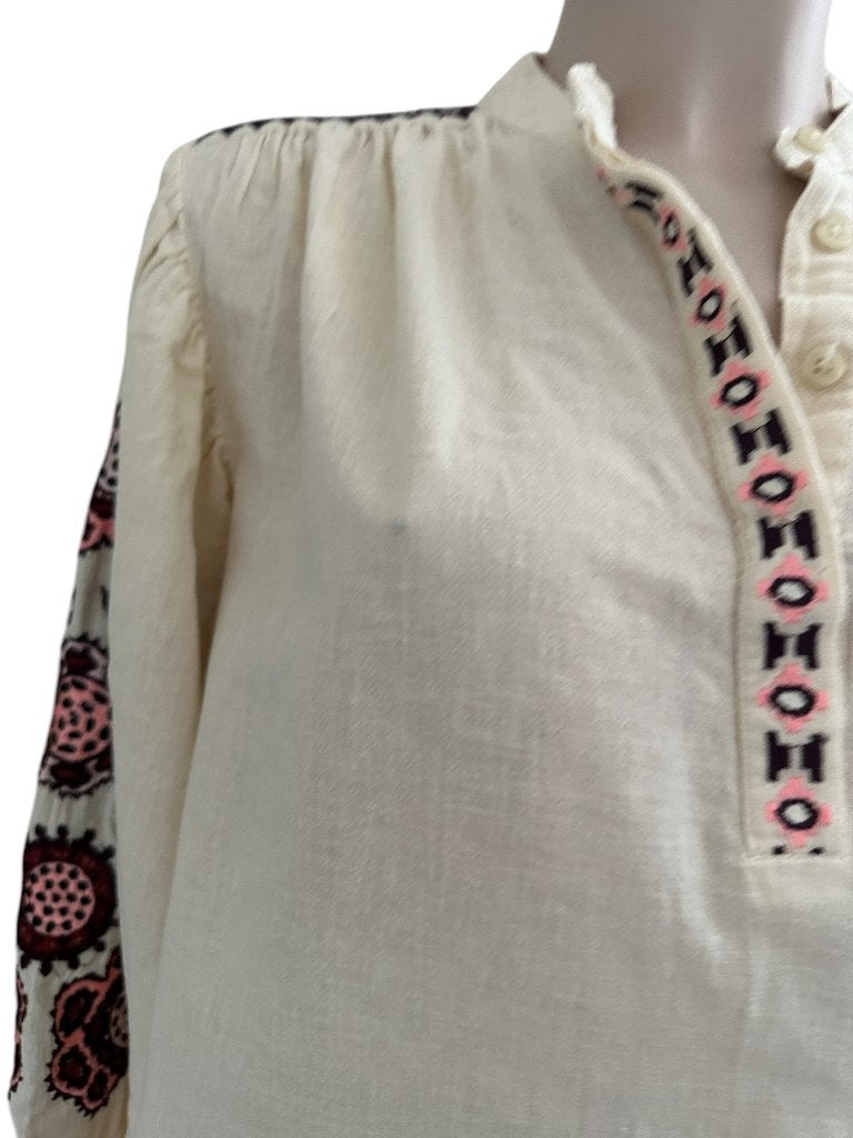 Scotch & Soda blouse S, Beige, Ophalen of Verzenden, Zo goed als nieuw