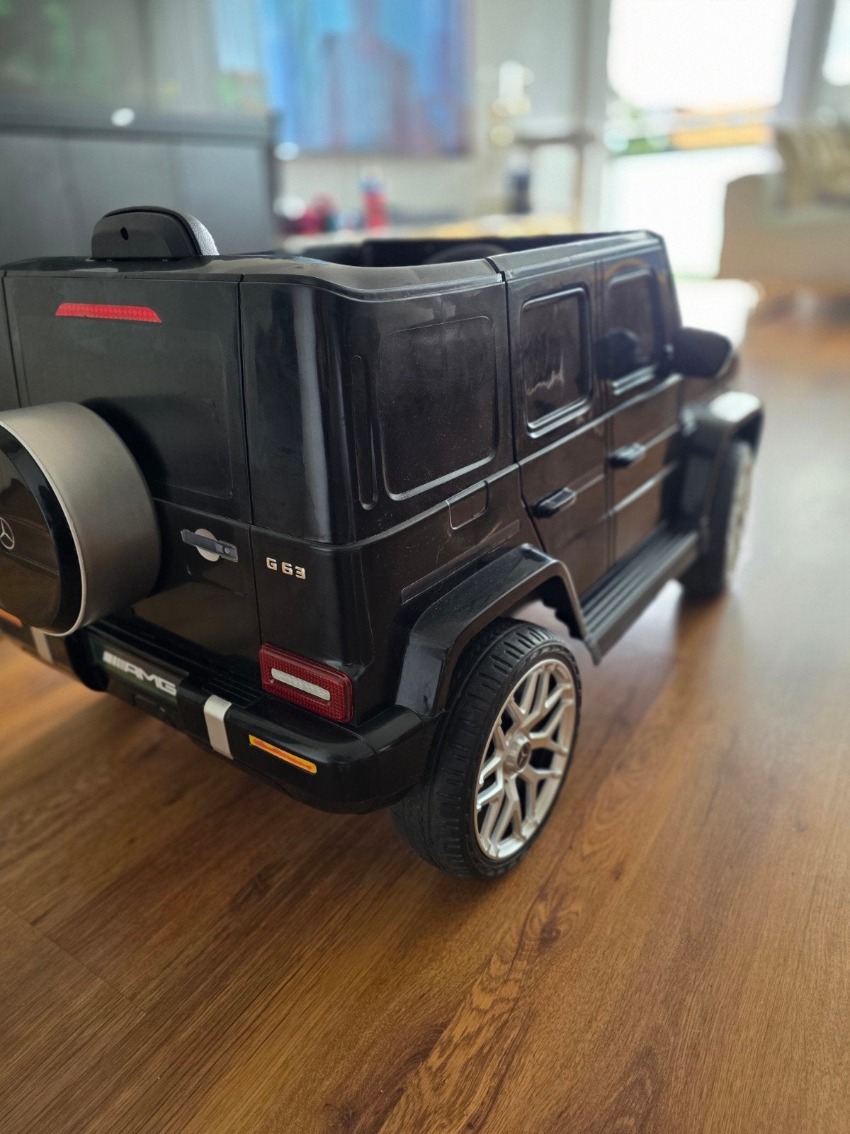 Mercedes-Benz G63 AMG Elektrische Kinderauto Zwart, Ophalen, Gebruikt