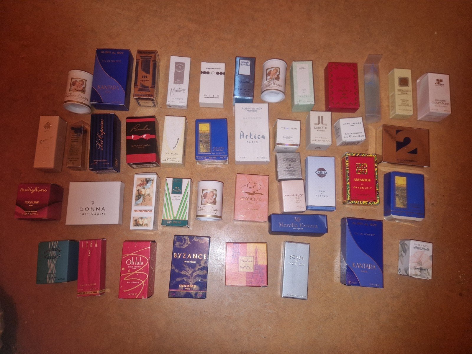 Mooie Partij Vintage Parfum Miniaturen 54 stuks, Ophalen of Verzenden, Miniatuur
