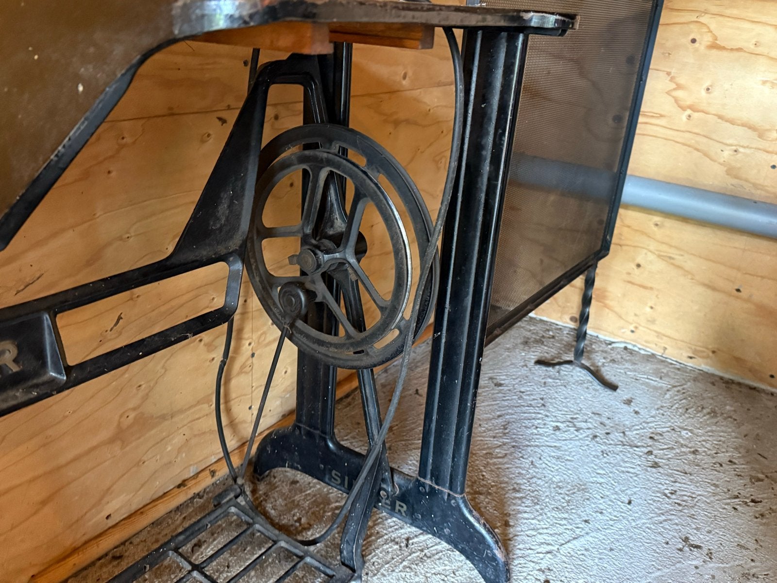 Antiek Singer Naaimachine Onderstel - Decoratief, Antiek en Kunst, Ophalen of Verzenden