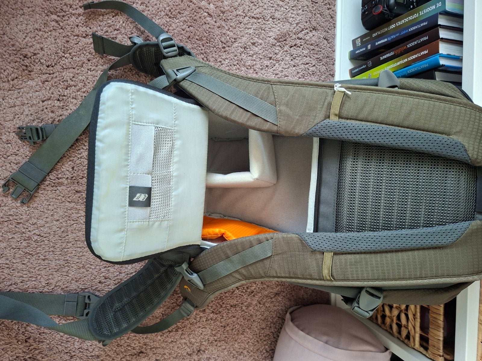 Lowepro Flipside 350 trek bp AW  Cameratas Rugzak Grijs/Gr, Ophalen, Rugtas, Gevoerd, Grijs