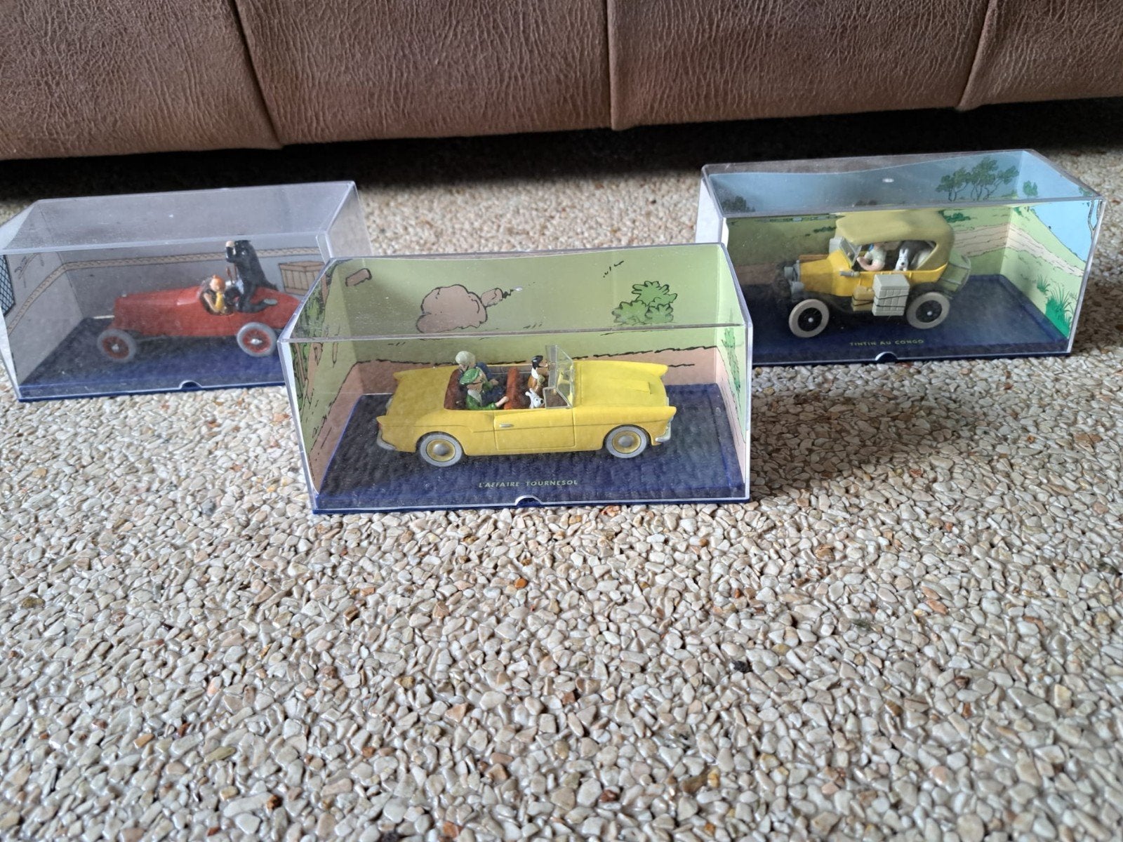 Kuifje auto's - 3 stuks, Ophalen of Verzenden, Gebruikt, Auto's