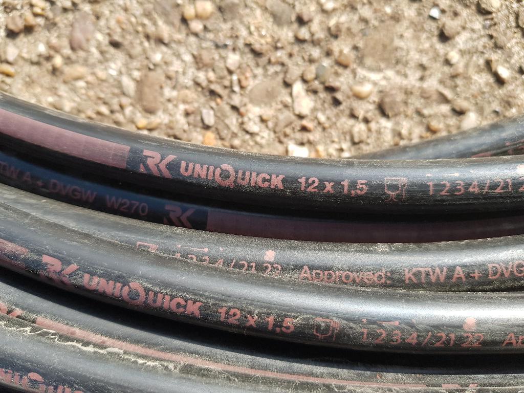 +-50 meter 533-1200w Reich UniQuick verswaterbuis Warm, Caravans en Kamperen, Ophalen of Verzenden, Nieuw