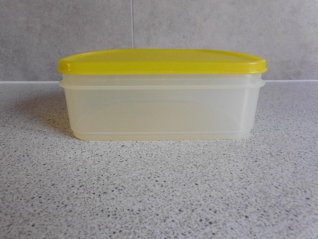 Tupperware Combismart Half Hoog 2 delig Geel, Huis en Inrichting, Keuken | Tupperware, Ophalen of Verzenden, Zo goed als nieuw