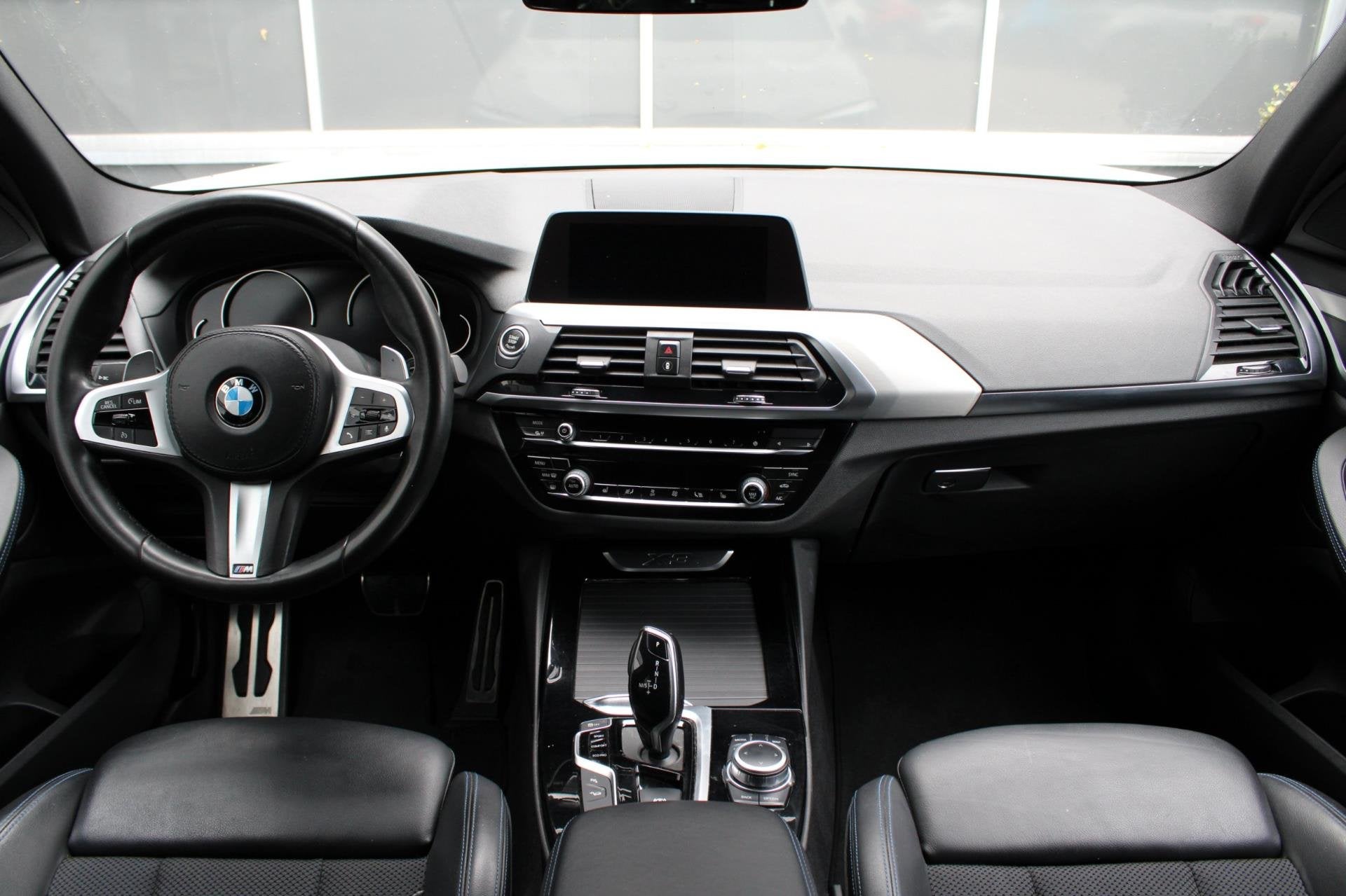 BMW X3 XDrive20d High Executive, Auto's, Automaat, Gebruikt, Zwart, Leder en Stof