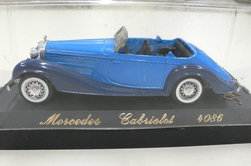 mercedes 540 cabriolet - solido  1/43 - mist softtop- 1/43, Verzenden, Gebruikt, Auto, Solido