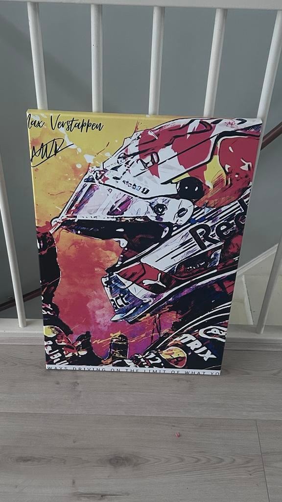 Max Verstappen Canvas Schilderij - Formule 1 Kunst, Antiek en Kunst, Kunst | Schilderijen | Modern, Ophalen