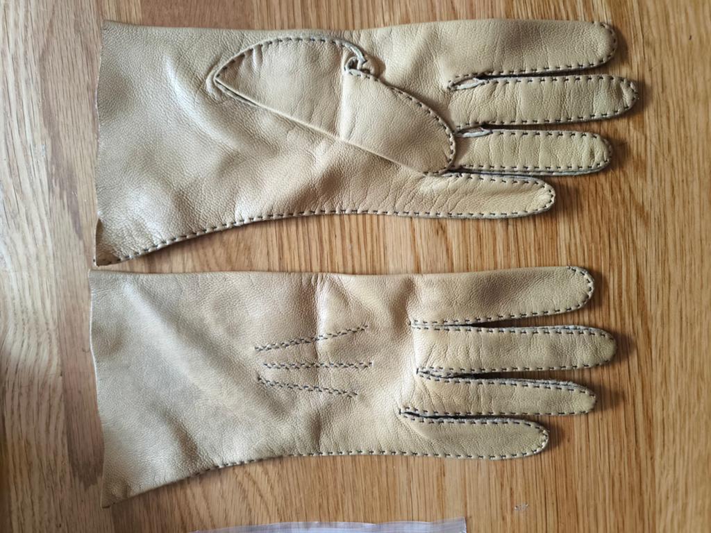 Vintage dameshandschoenen, leer, Ophalen of Verzenden