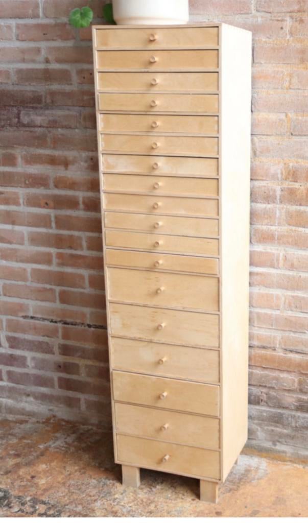 GEZOCHT: Ikea Sture 1998 houten ladekast, Ophalen, 50 tot 100 cm, Zo goed als nieuw, Minder dan 100 cm
