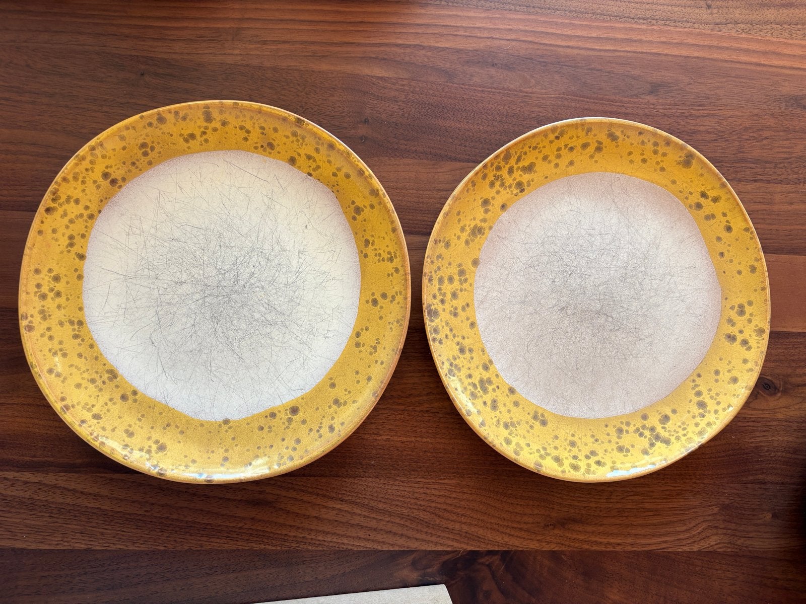 HKliving servies bordjes - set van 2, Huis en Inrichting, Keuken | Servies, Gebruikt, Overige merken, Keramiek, Ophalen of Verzenden