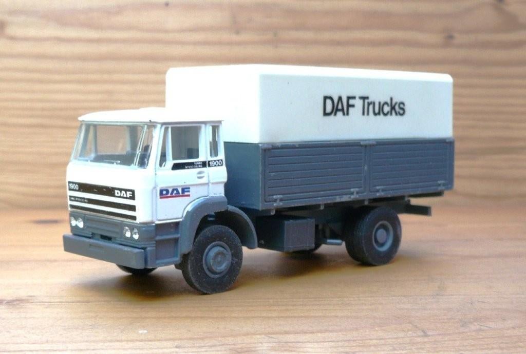 Lion Daf 1900 bakwagen demo Daf trucks., Ophalen of Verzenden, Gebruikt, Bus of Vrachtwagen, Lion Toys
