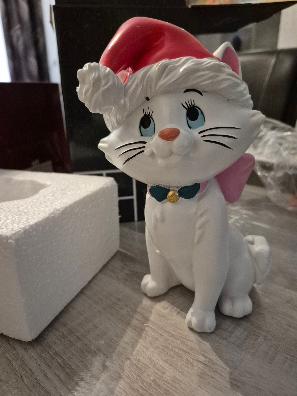 Nieuwe disney home marie aristokatten kerst beeld, Ophalen of Verzenden, Nieuw, Beeldje of Figuurtje