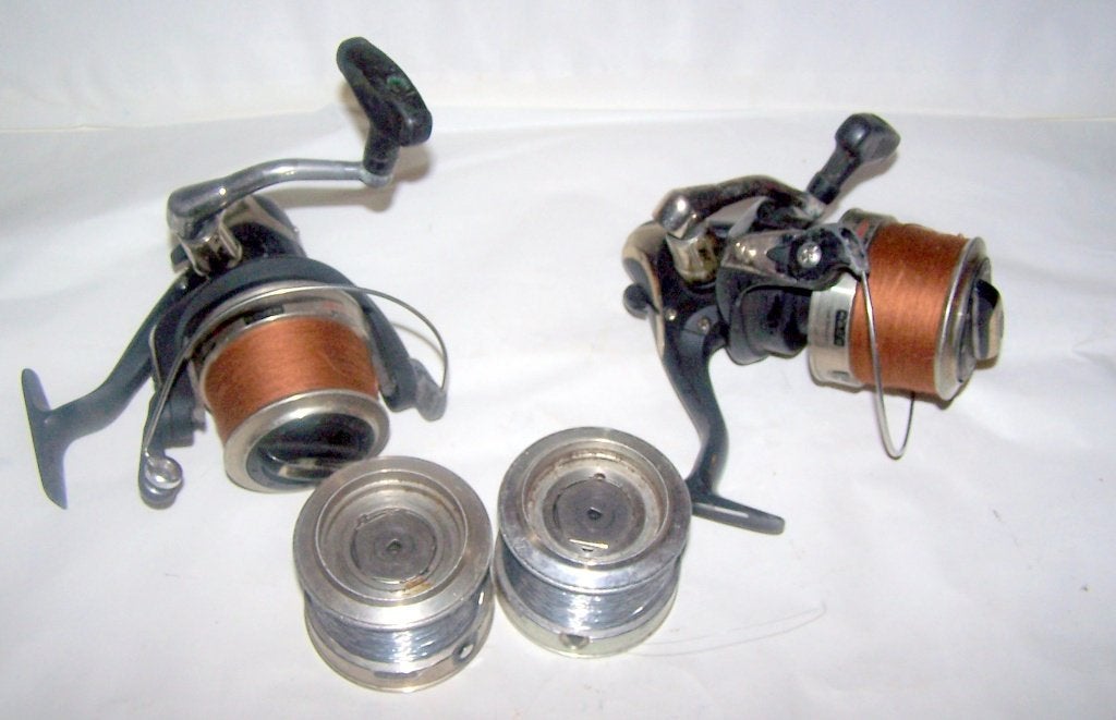 2x Spro Vismolens met extra spoelen. Igs., Ophalen of Verzenden, Gebruikt, Molen