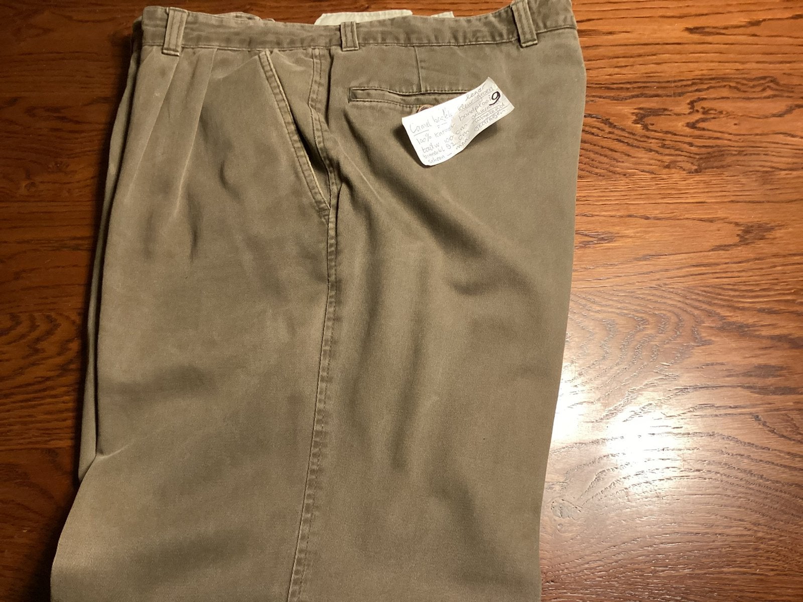 Mooi broek camel, Ophalen of Verzenden, Zo goed als nieuw, Beige