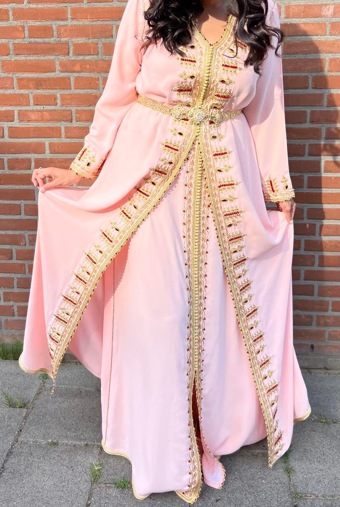 Maat XL Naadje Ben taksitha marokkaanse jurk feestelijk, Maat 46/48 (XL) of groter, Ophalen of Verzenden, Zo goed als nieuw, Roze
