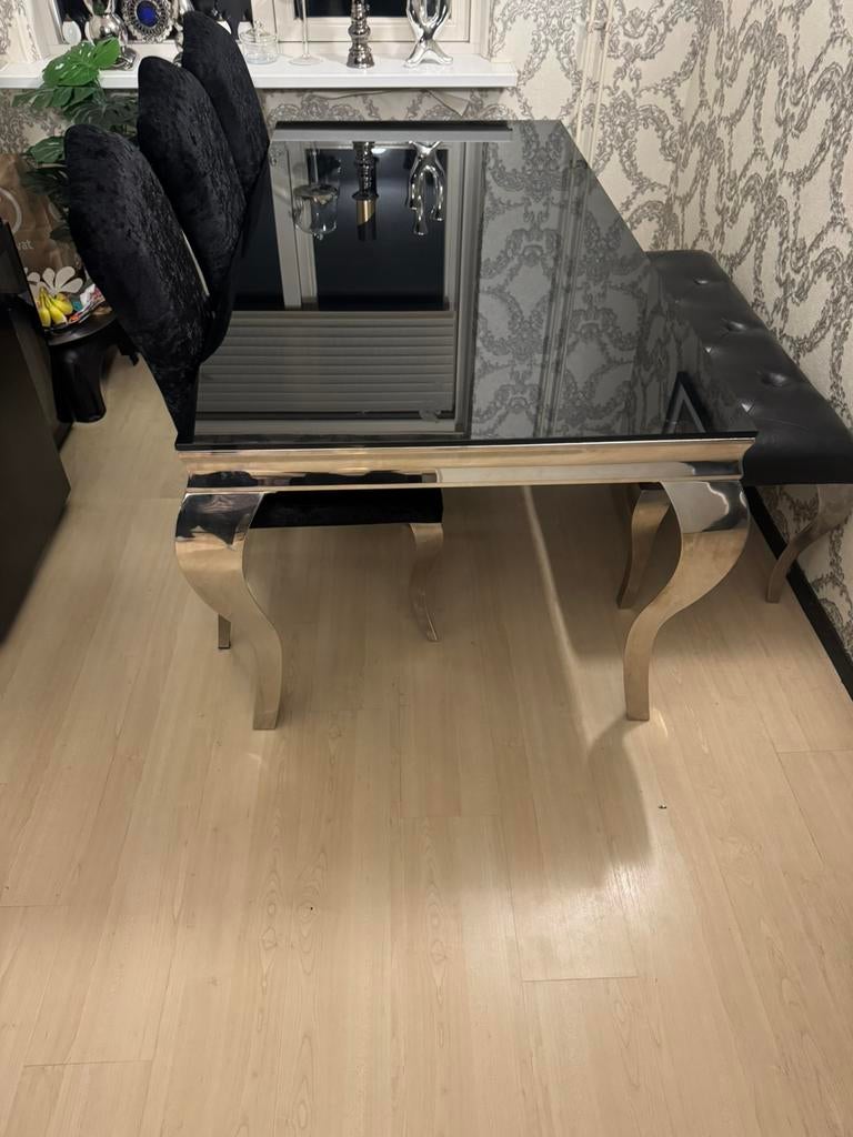 Eethoek, eric kuster stijl, Zo goed als nieuw, 150 tot 200 cm, Rechthoekig, 50 tot 100 cm