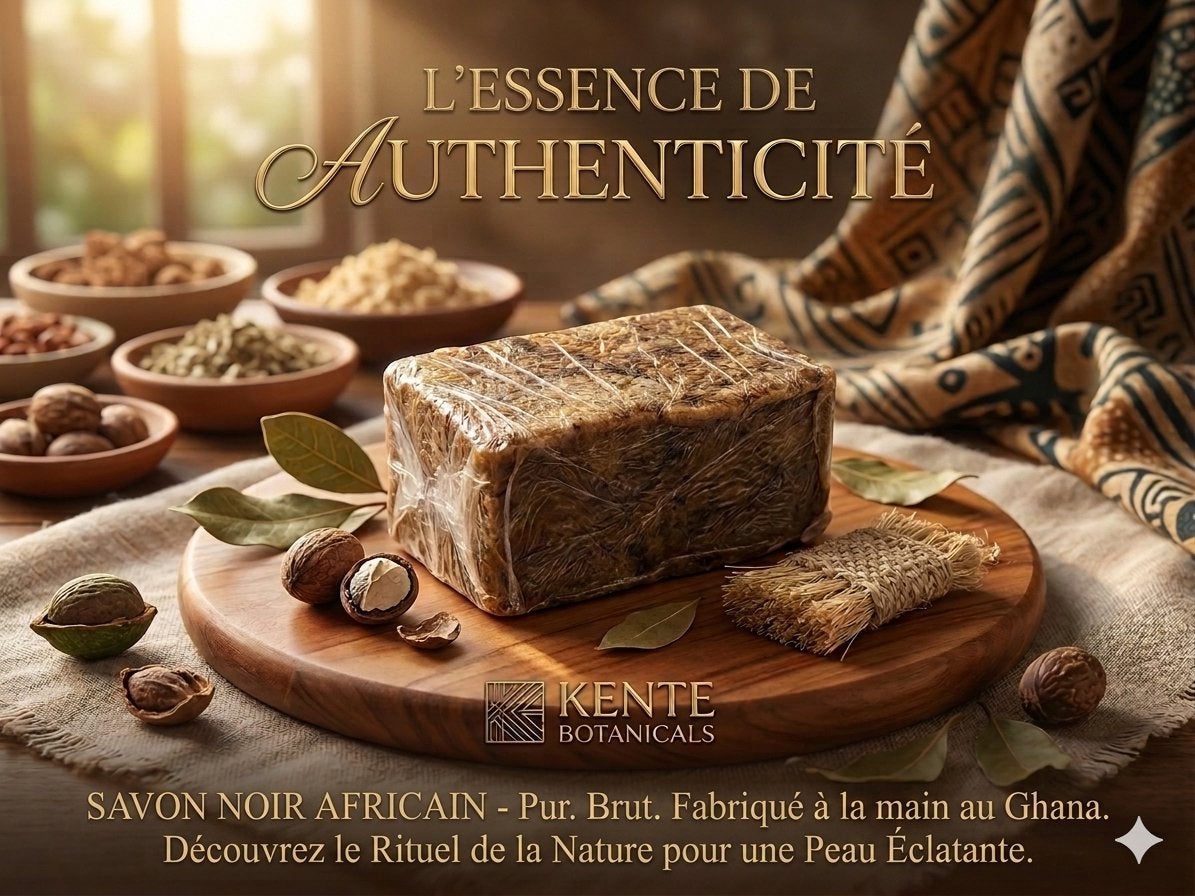 Savon noir africain authentique – Pur & Fait main, Ophalen of Verzenden, Nieuw, Bad & Douche